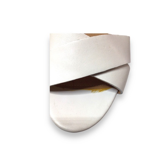 Steve Madden Wedge Heel Open Toe Shoe "Nilla", Bone, Size 9 - Picture 7 of 12